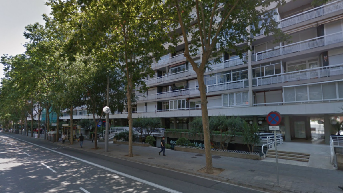 Imagen de la calle Numància de Barcelona donde los detenidos ofrecieron al agente un piso franco.