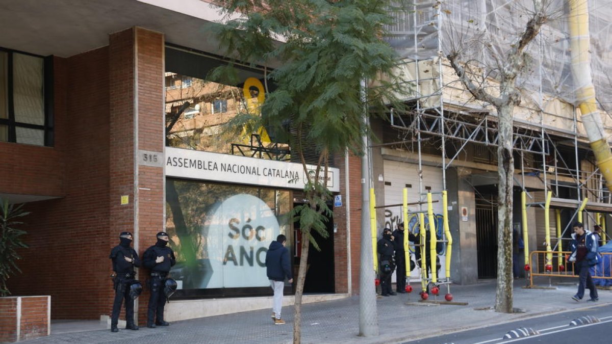 Imagen de archivo del registro de la sede de l'ANC en enero de 2018.