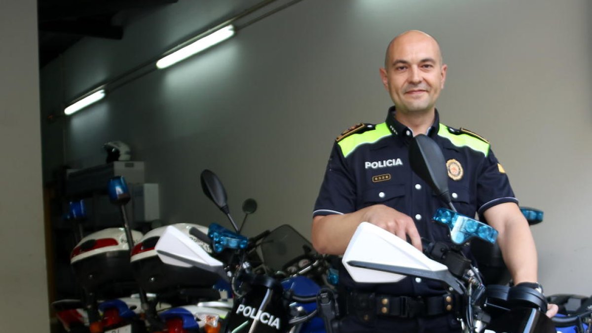 El inspector jefe de la policía local de Amposta, Josep Massana.