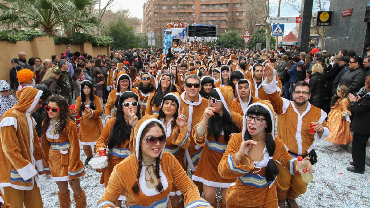 Una imagen de archivo del Carnaval de Reus, que se celebrará este 2018 entre el 8 y el 14 de febrero.