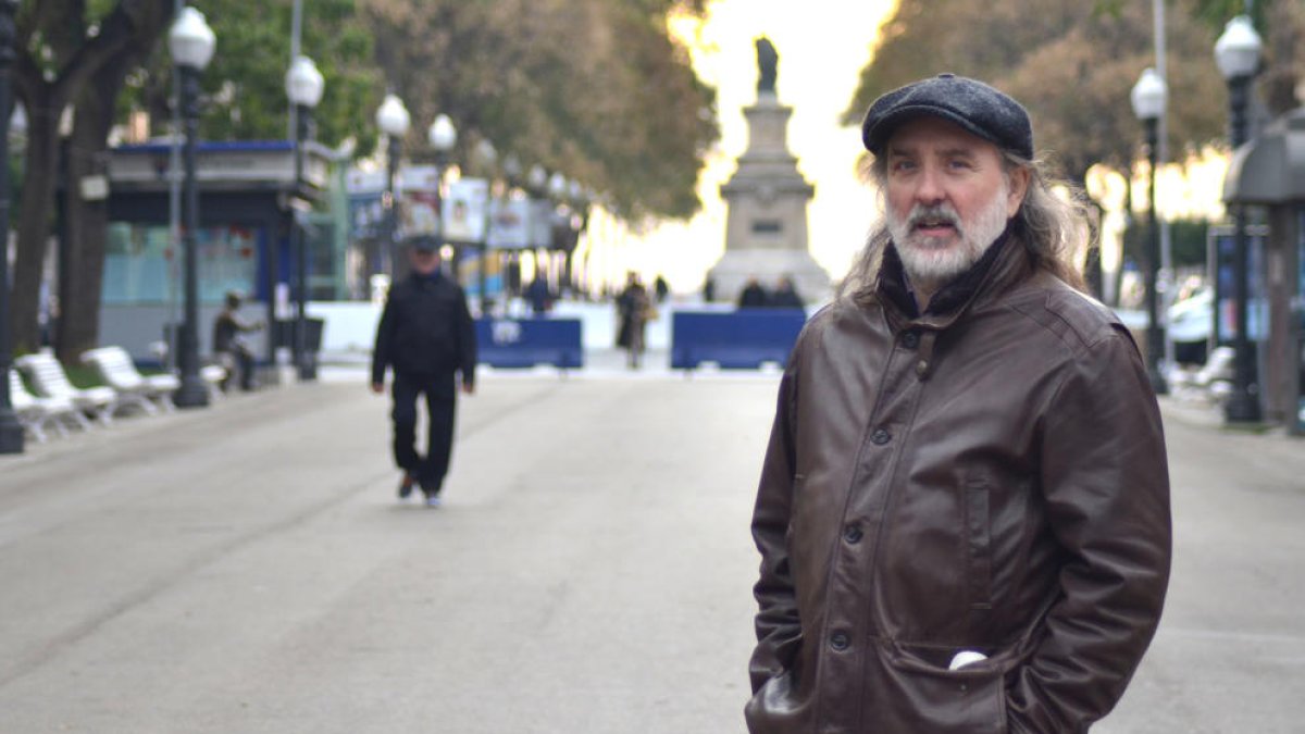 Joan Reig el passat divendres a la Rambla Nova de Tarragona.