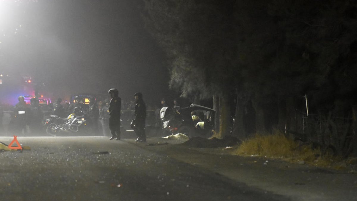 Imagen del lugar del accidente.