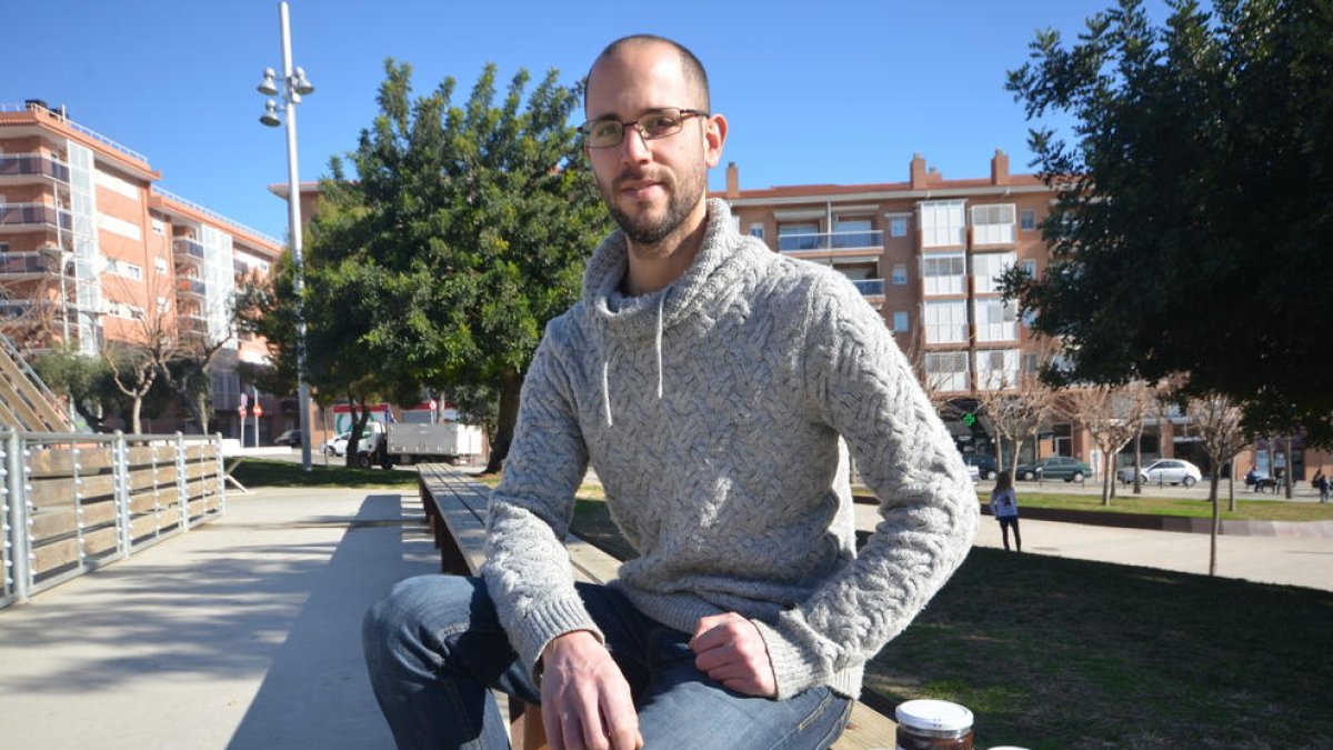 Adrià Gomis lunes en Tarragona.