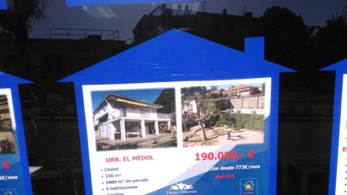 Imatge de l'anunci de la casa que Noguera i la seva parella volien comprar l'any passat.