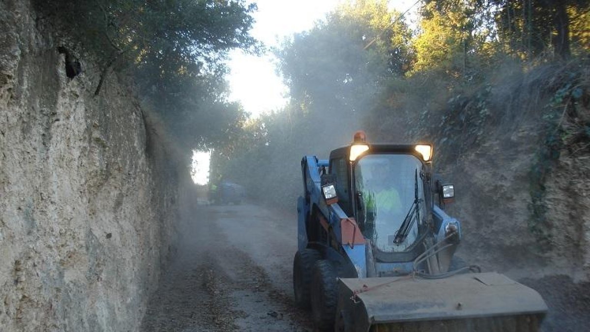 Els treballs aquesta setmana s'estan duent a terme