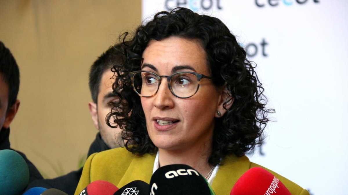 Imatge d'arxiu de la presidenta del grup parlamentàri d'ERC, Marta Rovira.