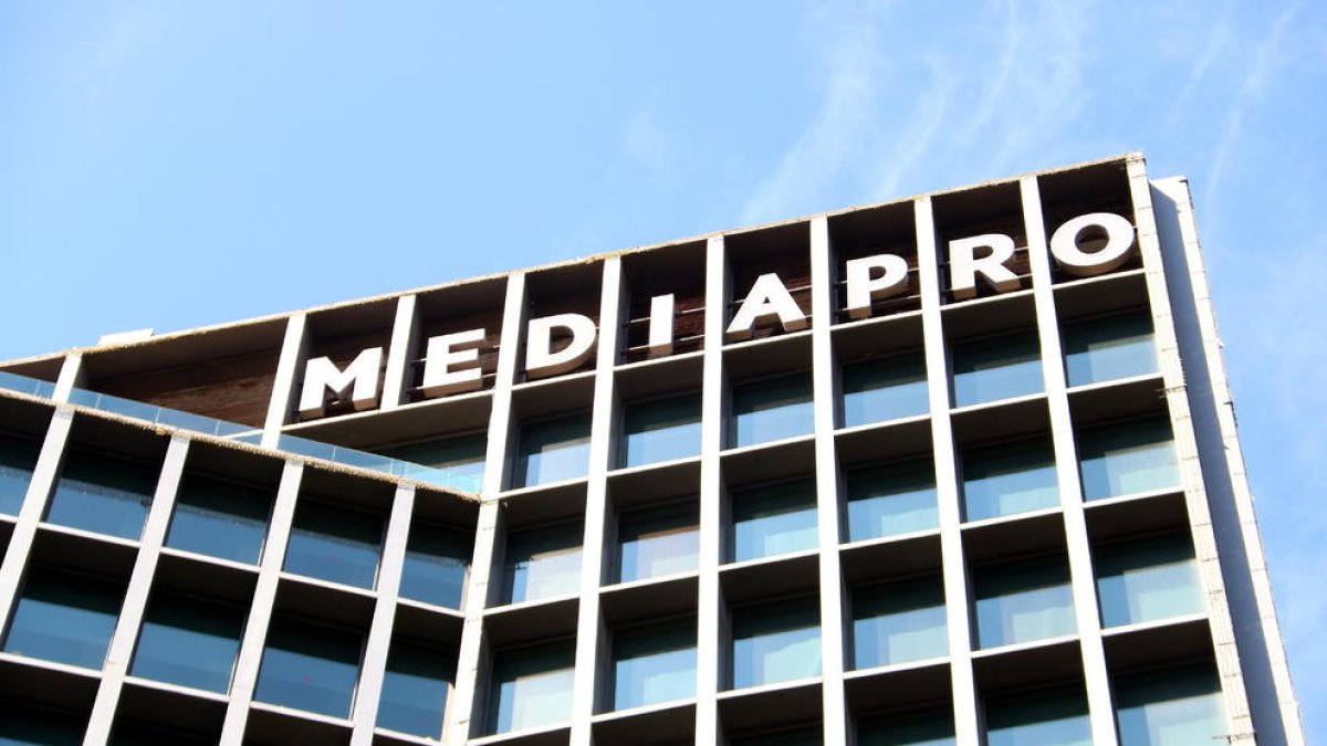 Imagen de la fachada del edificio de Mediapro.