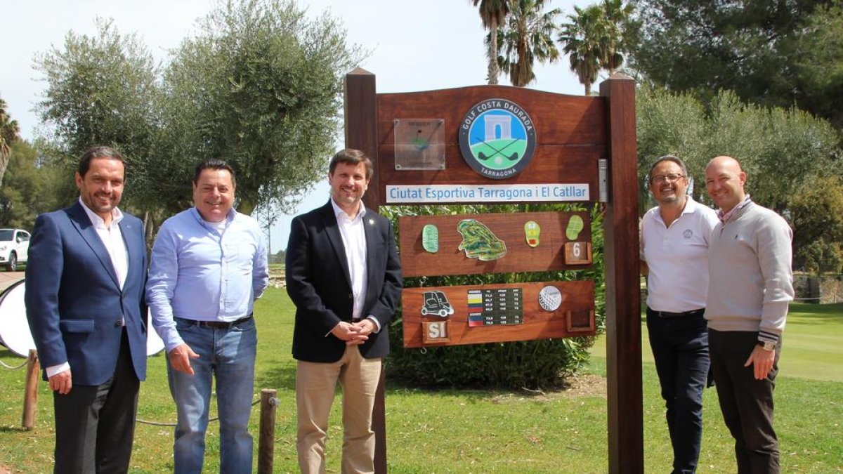 Imagen del encuentro entre los representantes de la Ciutat Esportiva, el Catllar y el Port.