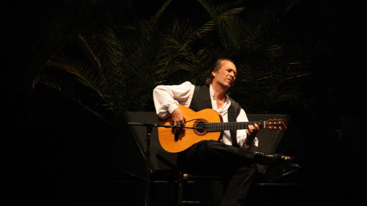 Imatge del guitarrista i compositor flamenc, Paco de Lucía.