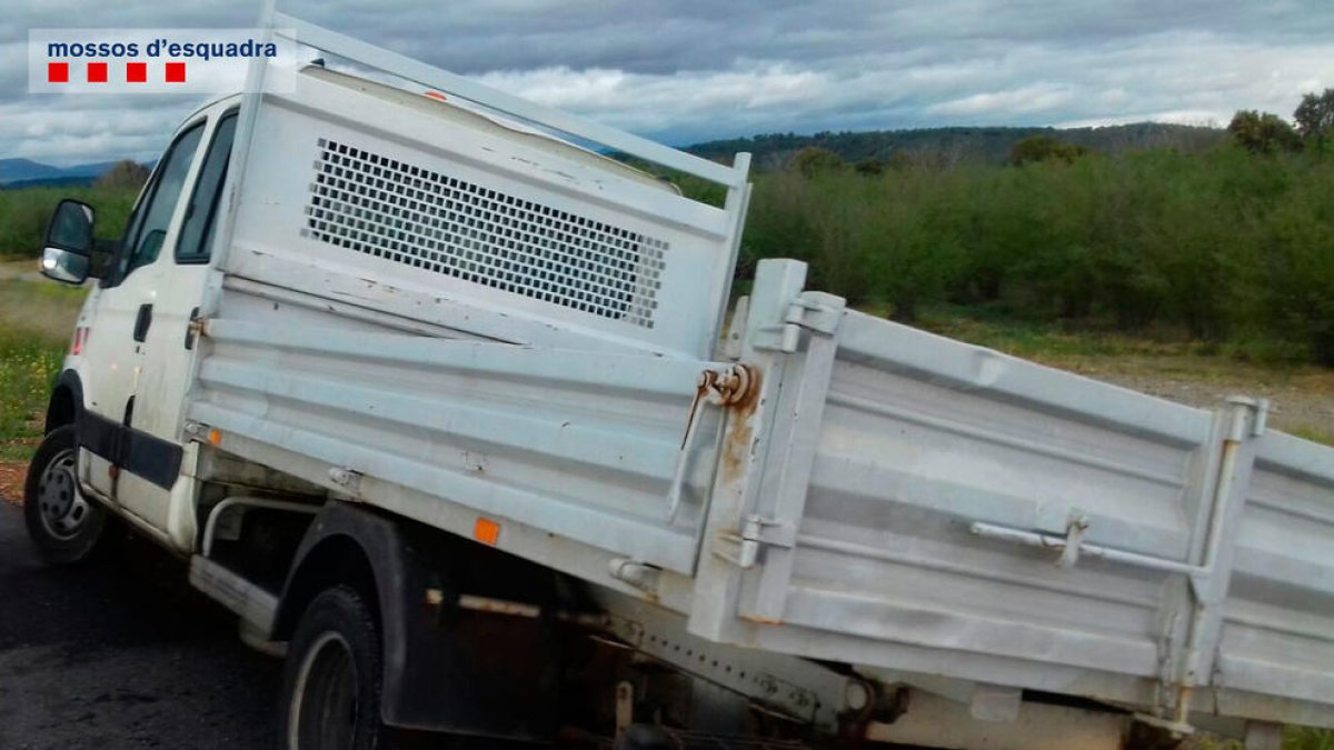 Imatge de la camioneta que circulava