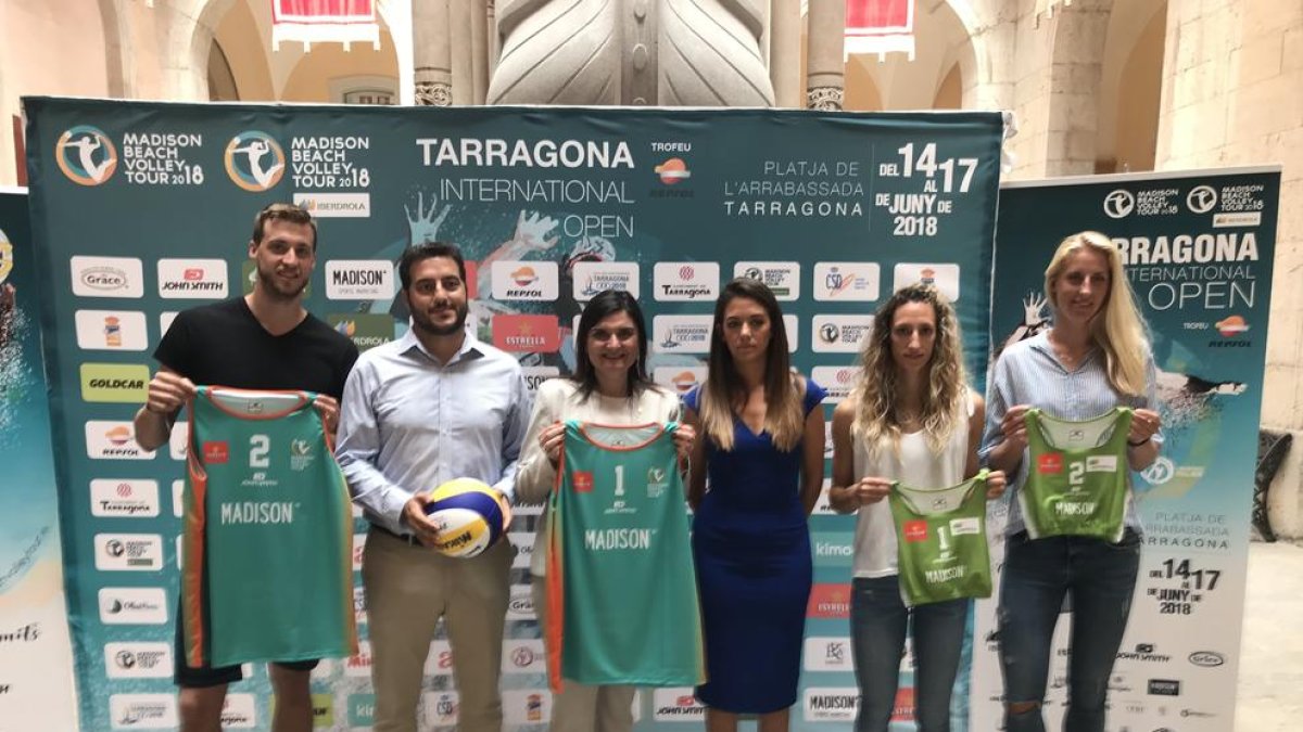 La presentació, amb els quatre esportistes, es va desenvolupar a l'Ajuntament de Tarragona.