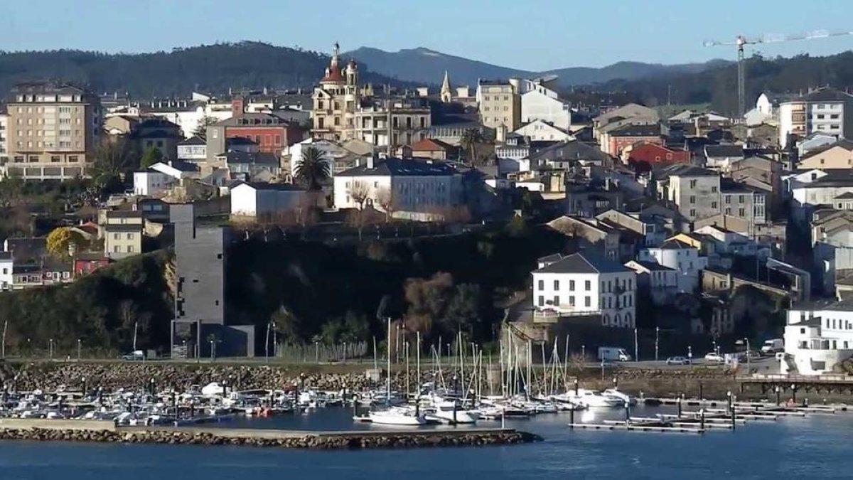 Imatge del municipi costaner de Ribadeo.