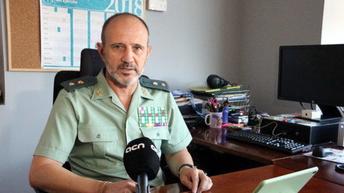 El tinent coronel Francisco Vazquez, cap de la unitat de la lluita contra el terrorisme de la Guàrdia Civil.