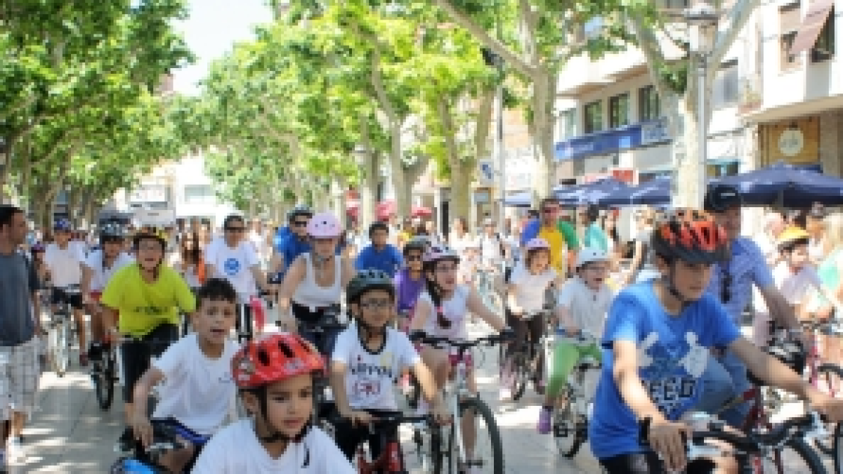 Una pasada edición de la Festa de la Bicicleta del Vendrell.