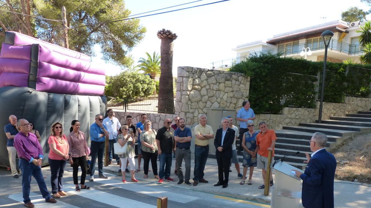 L'alcalde, Pere Granados, ha inaugurat la nova via