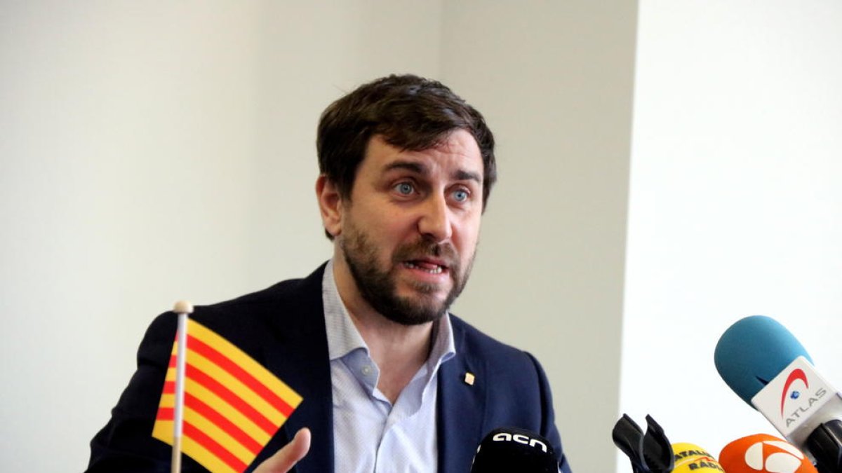 El conseller de Salut destituït i candidat a la llista d'ERC, Antoni Comín.