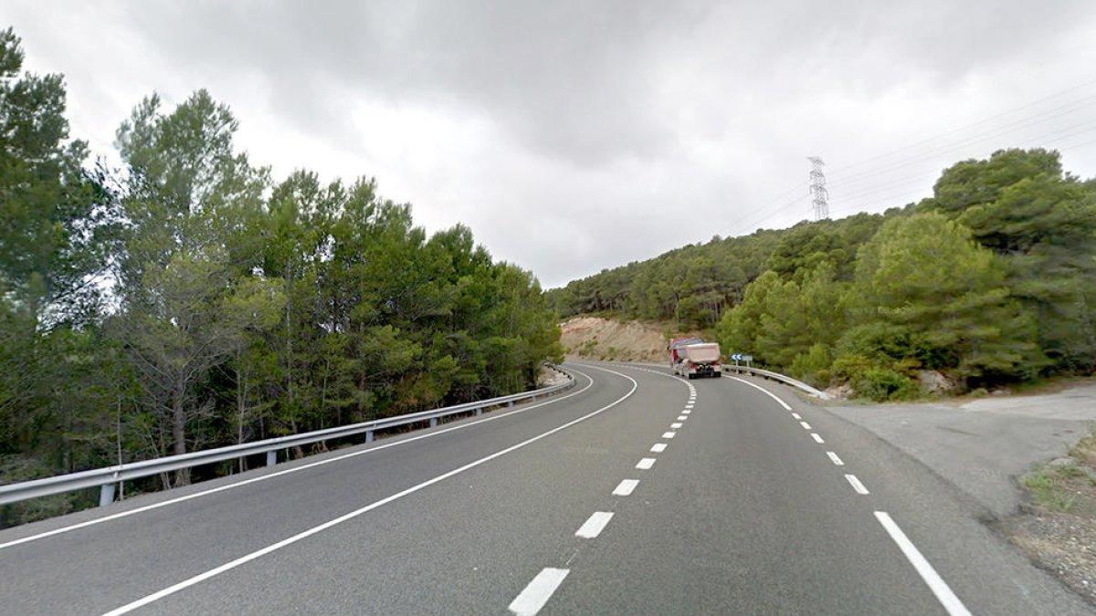 El accidente se ha producido a l'N-240, en dirección a Montblanc.