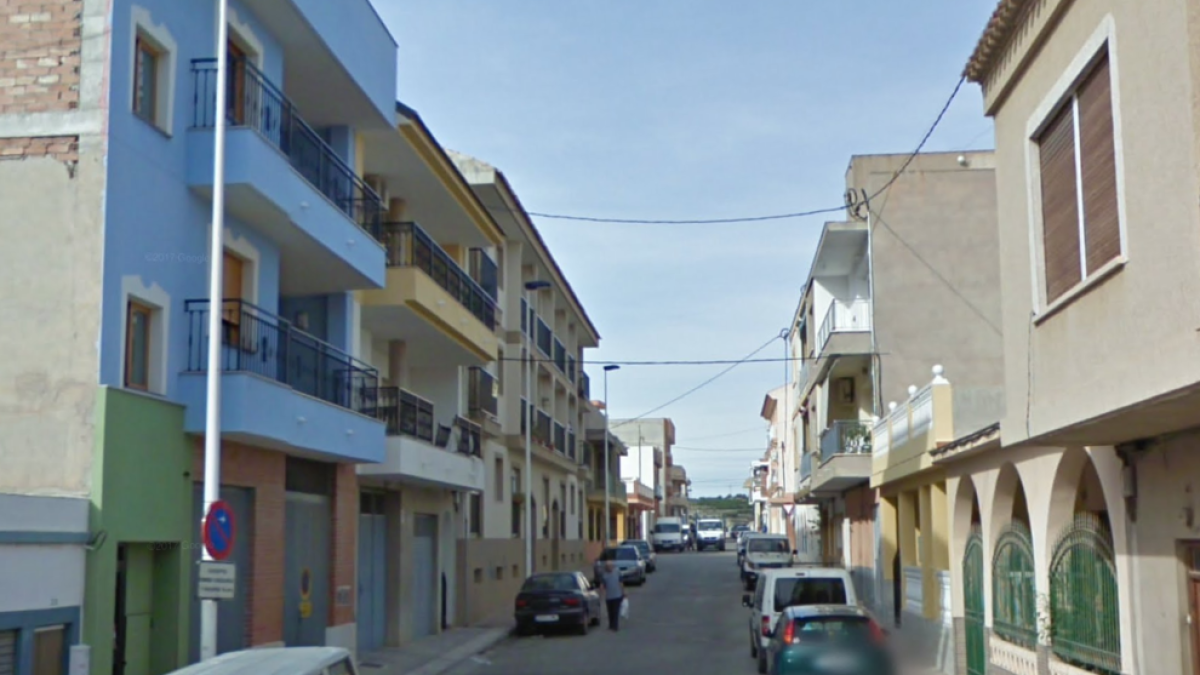Imagen de la calle San Juan, en Puerto de Mazarrón, donde tuvieron lugar los hechos.