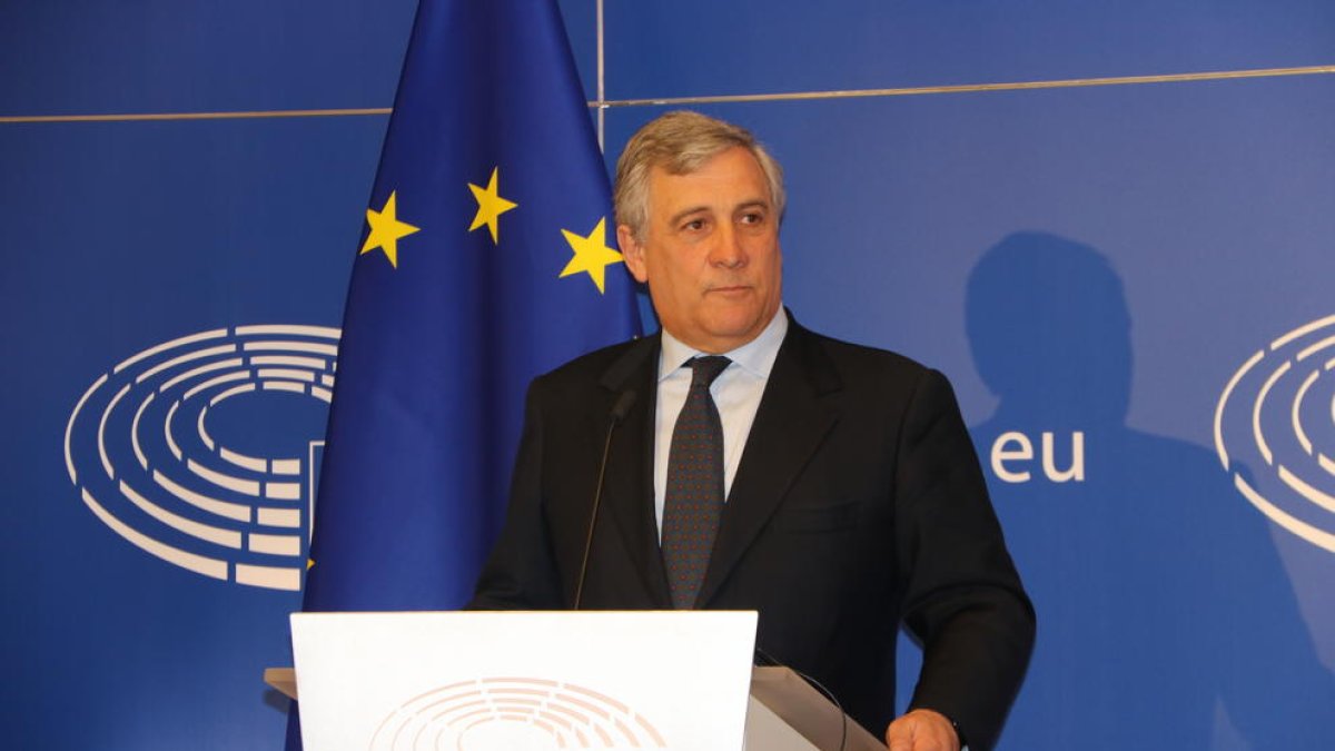 El president del Parlament Europeu, Antonio Tajani.