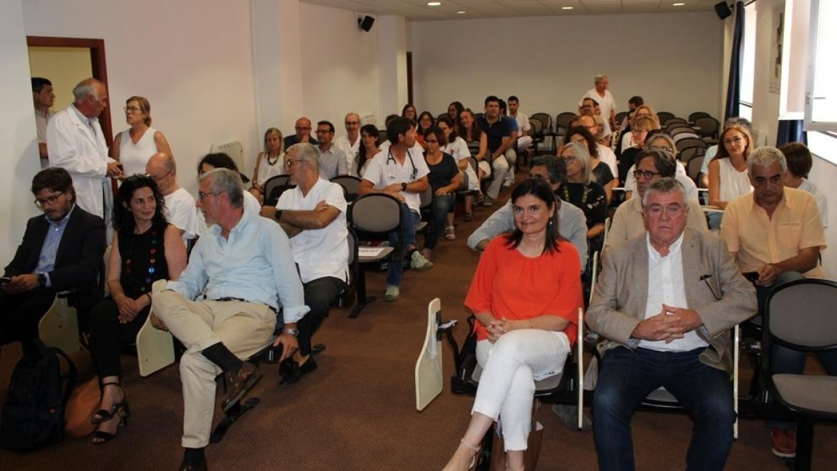 Imatge de l'acte de reconeixement als voluntaris dels jocs de l'ICS Camp de Tarragona, el passat divendres 13 de juliol.