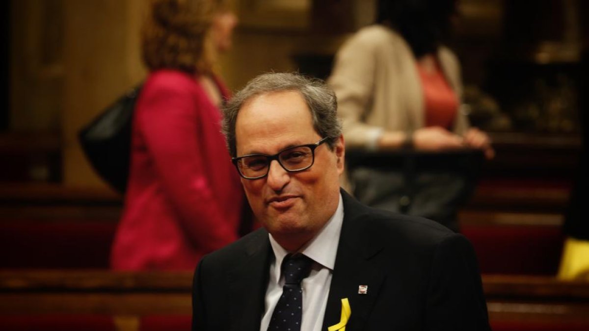 El president de la Generalitat, Quim Torra, vol restituir tots els consellers de l'anterior govern.