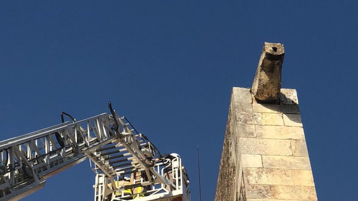 L'esfondrament del temple es va produir el passat diumenge.