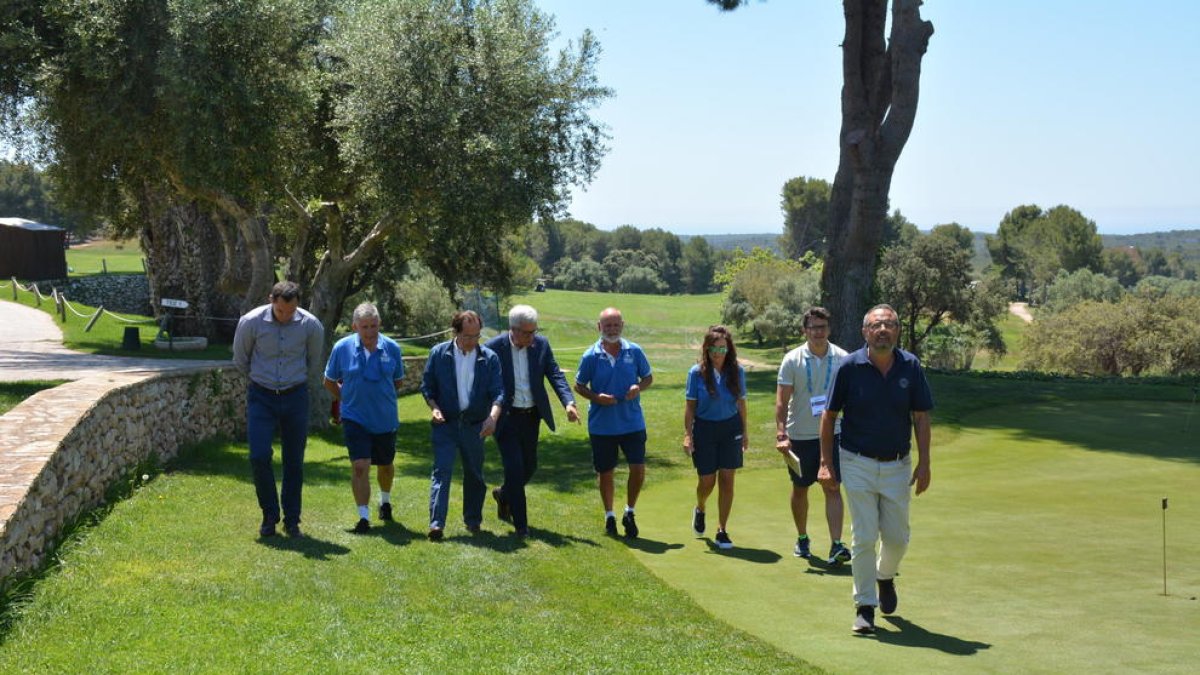 Imatge de la visita de l'alcalde de Tarragona,