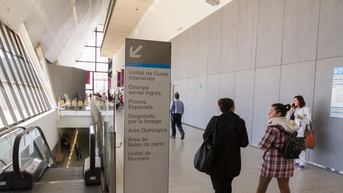 Una imagen de archivo del interior de las instalaciones del Hospital Sant Joan de Reus.