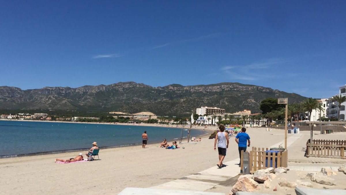 Una de las mejoras que se han realizado en las playas de Vandellòs i l'Hospitalet de l'Infant.