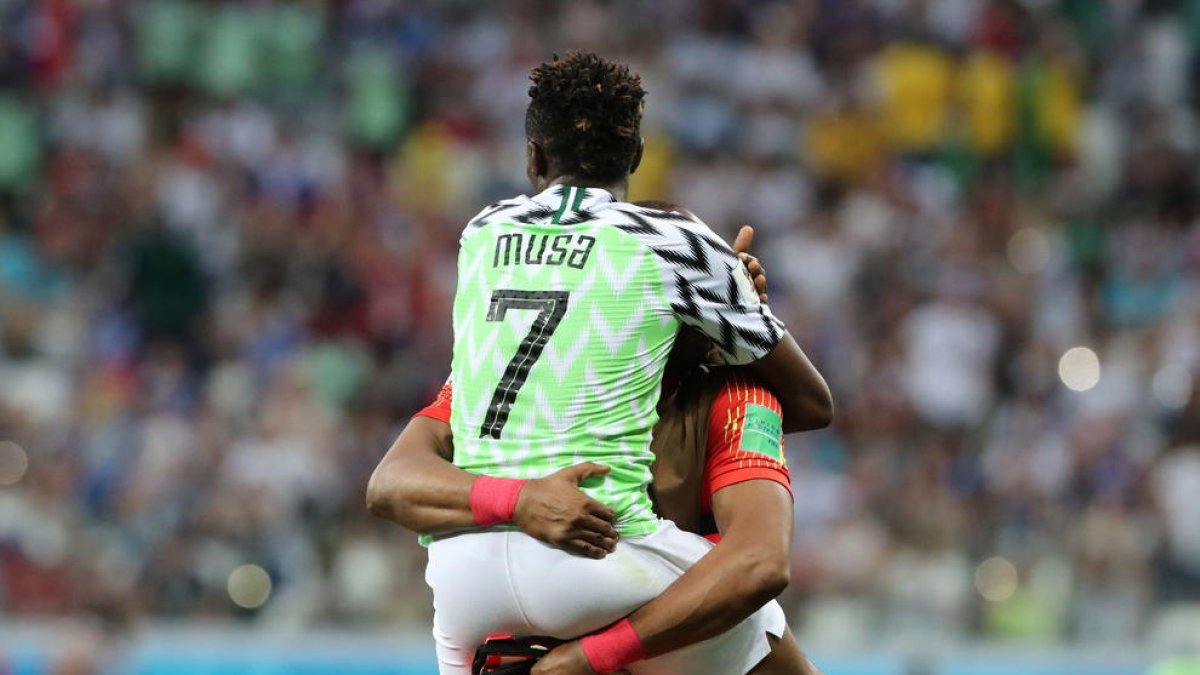 Musa fue el autor de los dos goles de Nigeria.