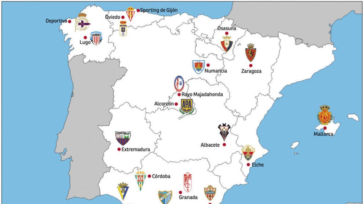 Els rivals de Nàstic i CF Reus en la temporada 2018/2019.