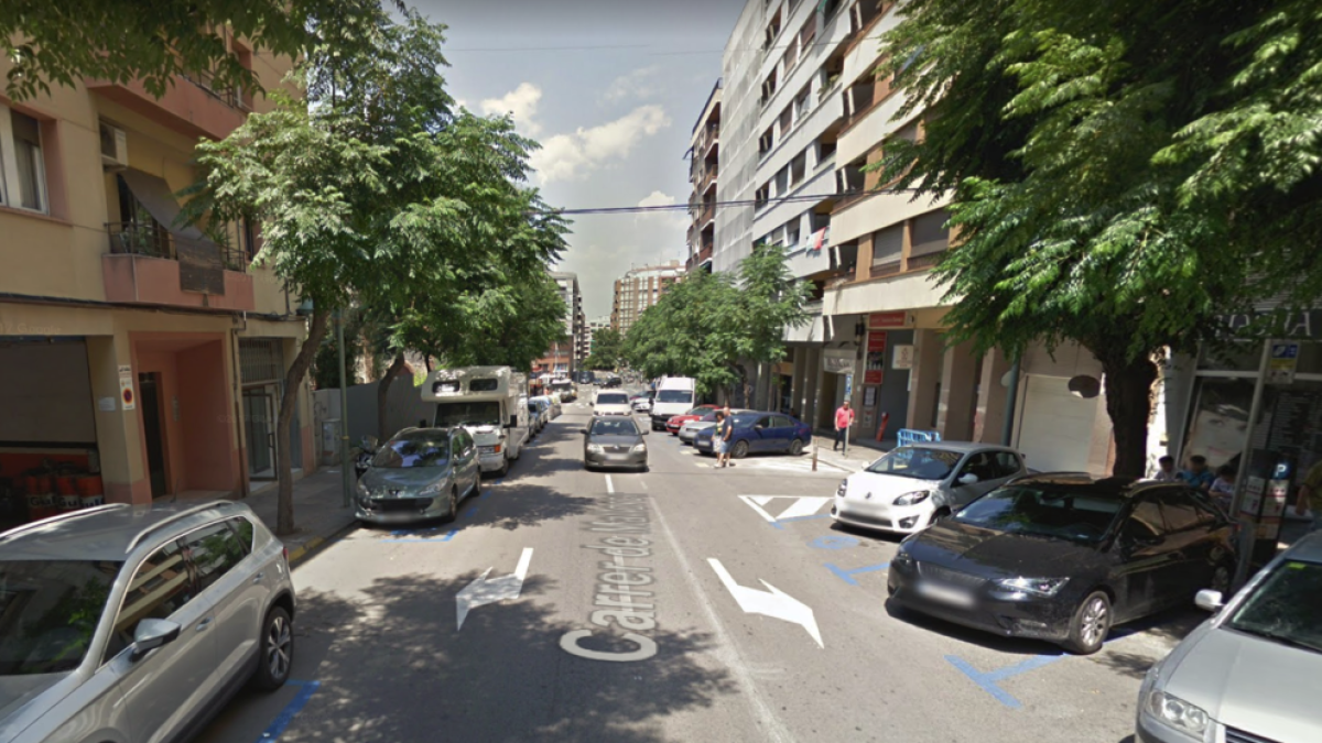 El cotxe es trobava estacional al carrer Mallorca.