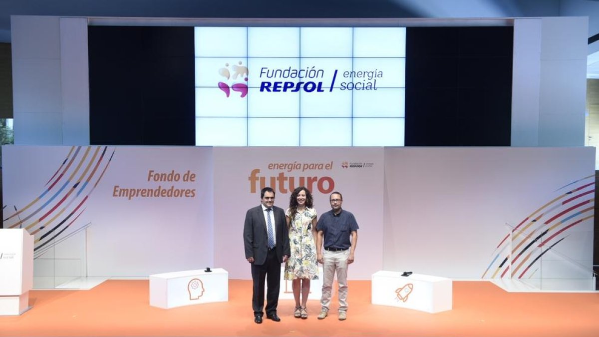 Els representants de la startup de Tarragona són Cristina Saez de Pipaon i Elías Daura.