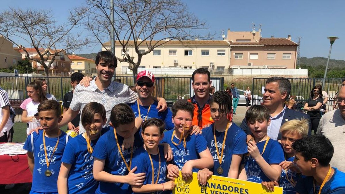 L'equip de l'escola Àngels Garriga.