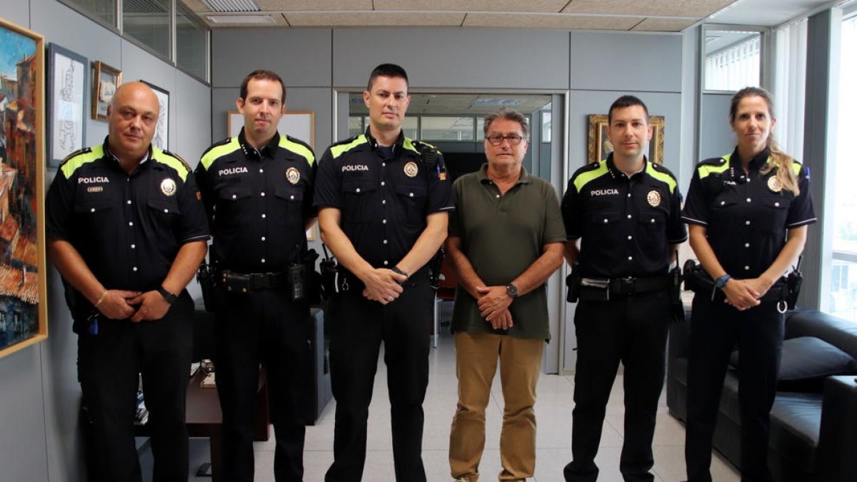 El cos de la Policia Local de Roda de Berà s'ha reforçat amb la incorporació de quatre agents interins.