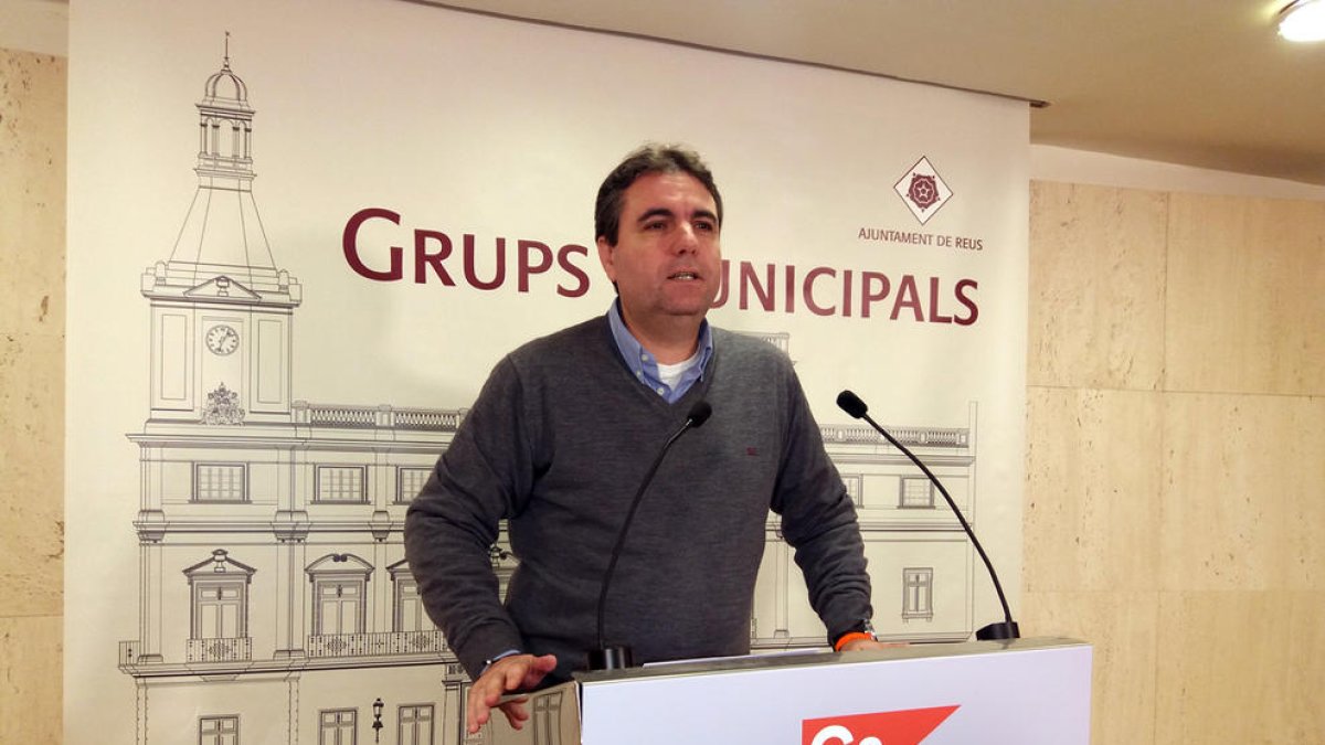 El portaveu de Ciutadans, Juan Carlos Sánchez,