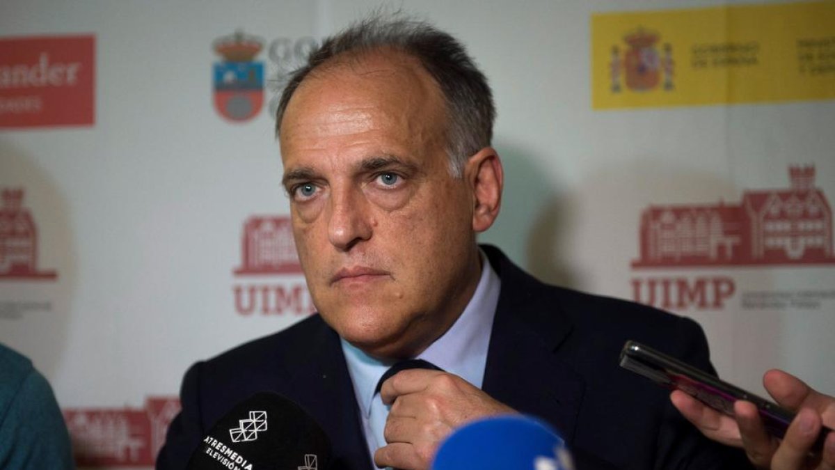 Imagen de Javier Tebas, presidente de la Liga de Fútbol Profesional.