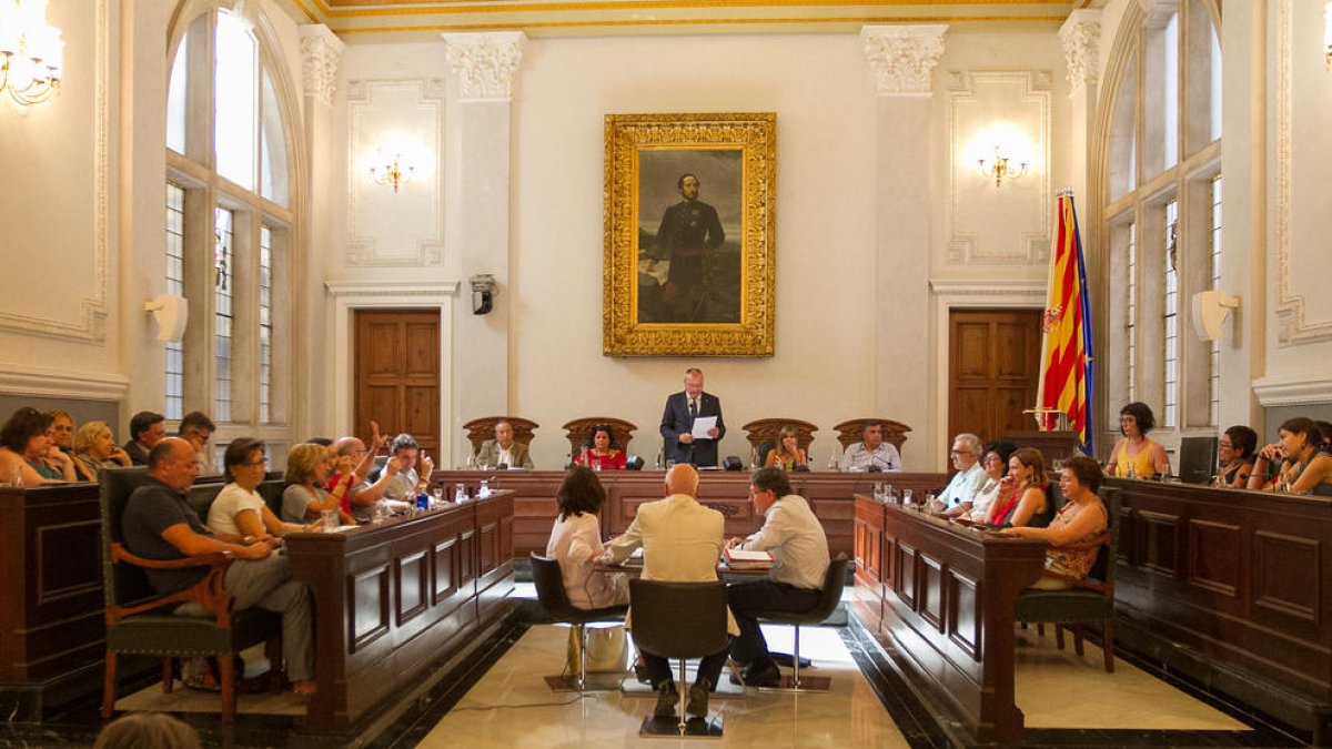 Imagen de un momento del pleno.