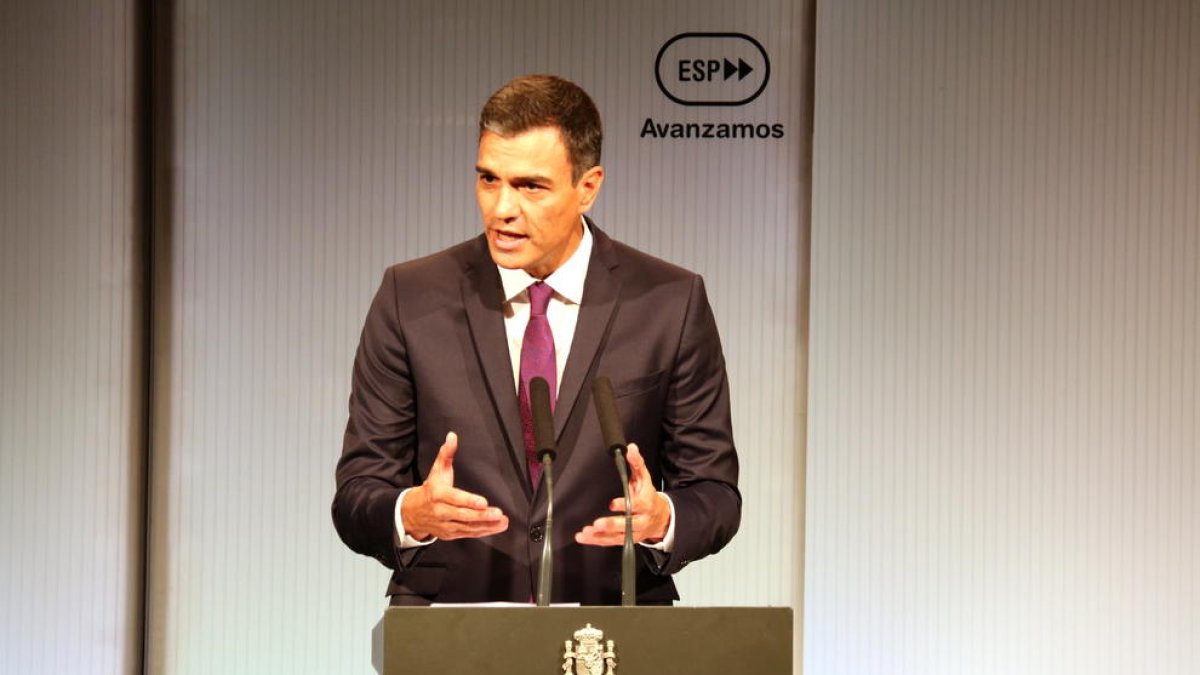 El presidente español, Pedro Sánchez.