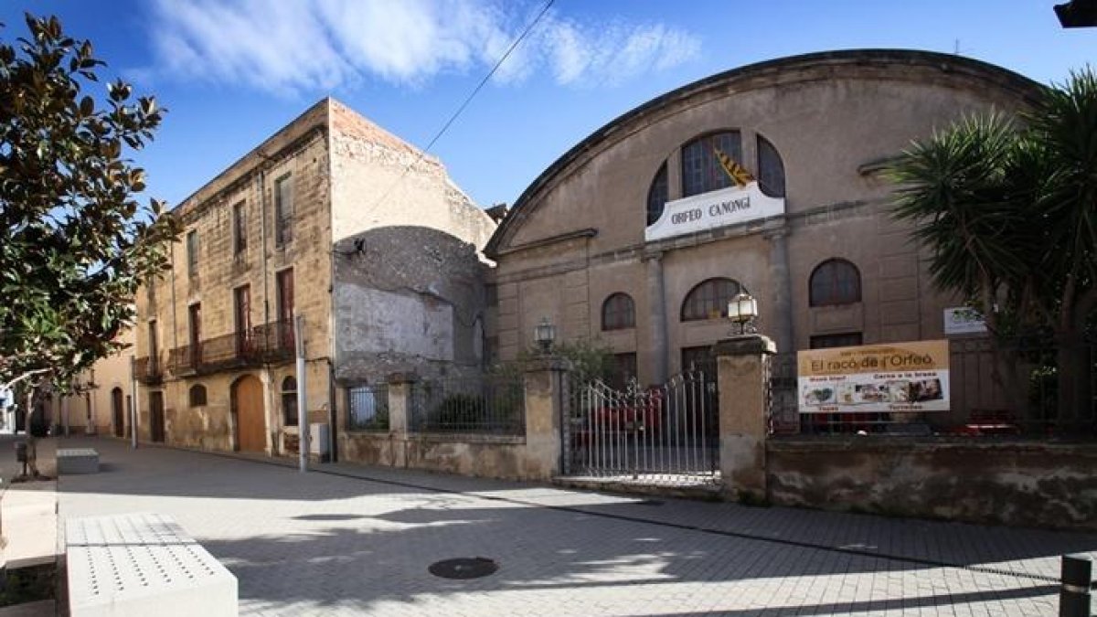 Imagen del edificio del Orfeo Canongí.