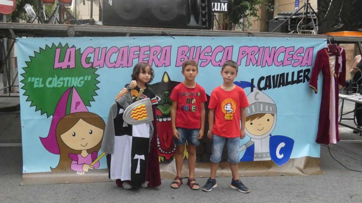 Arnau Bustamante, ayer, en las Fiestas del Barrio del Puerto.