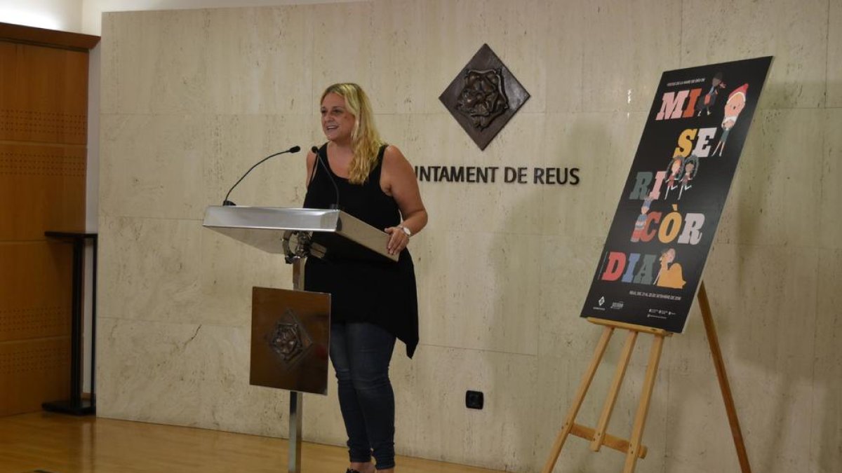 La regidora de Cultura, Montserrat Caelles, ha presentat la programació de Misericòrdia 2018.