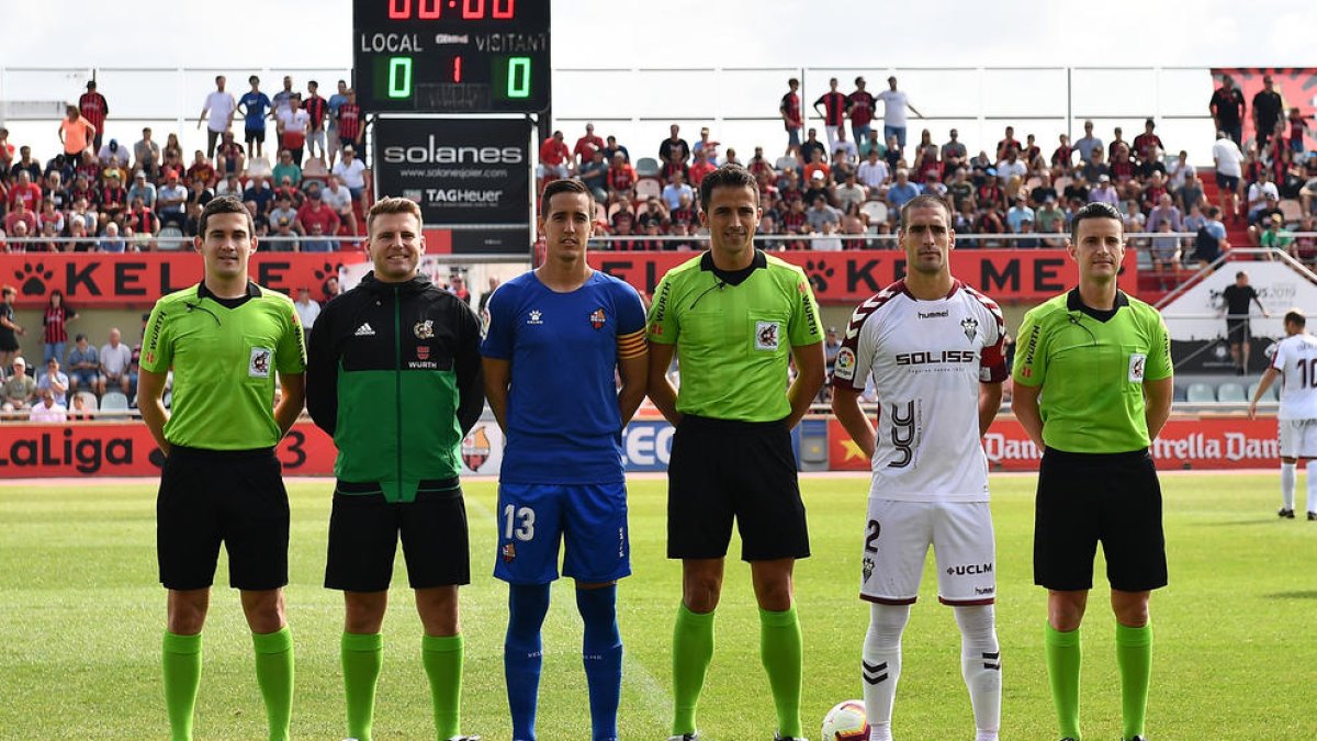 Saúl Ais Reig dirigió el partido del Reus contra el Albacete.