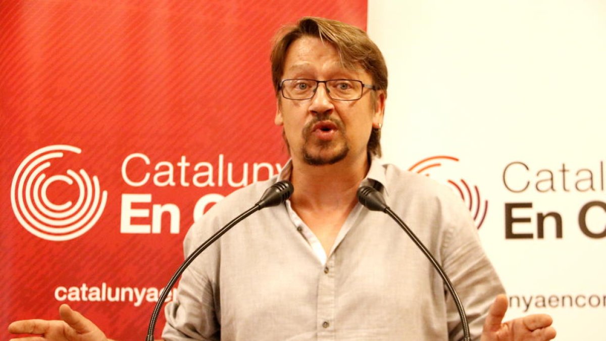 Imagen de archivo del coordinador general de Catalunya en Comú, Xavier Domènech.