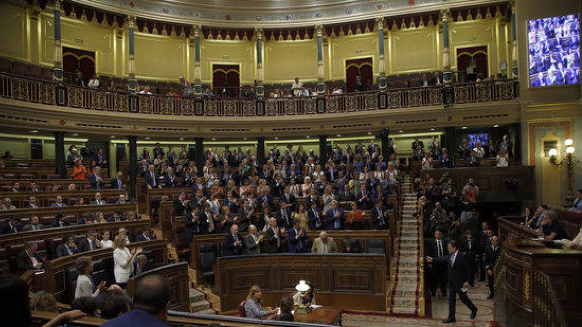 Imatge d'arxiu d'una sessió al Congrés dels Diputats.