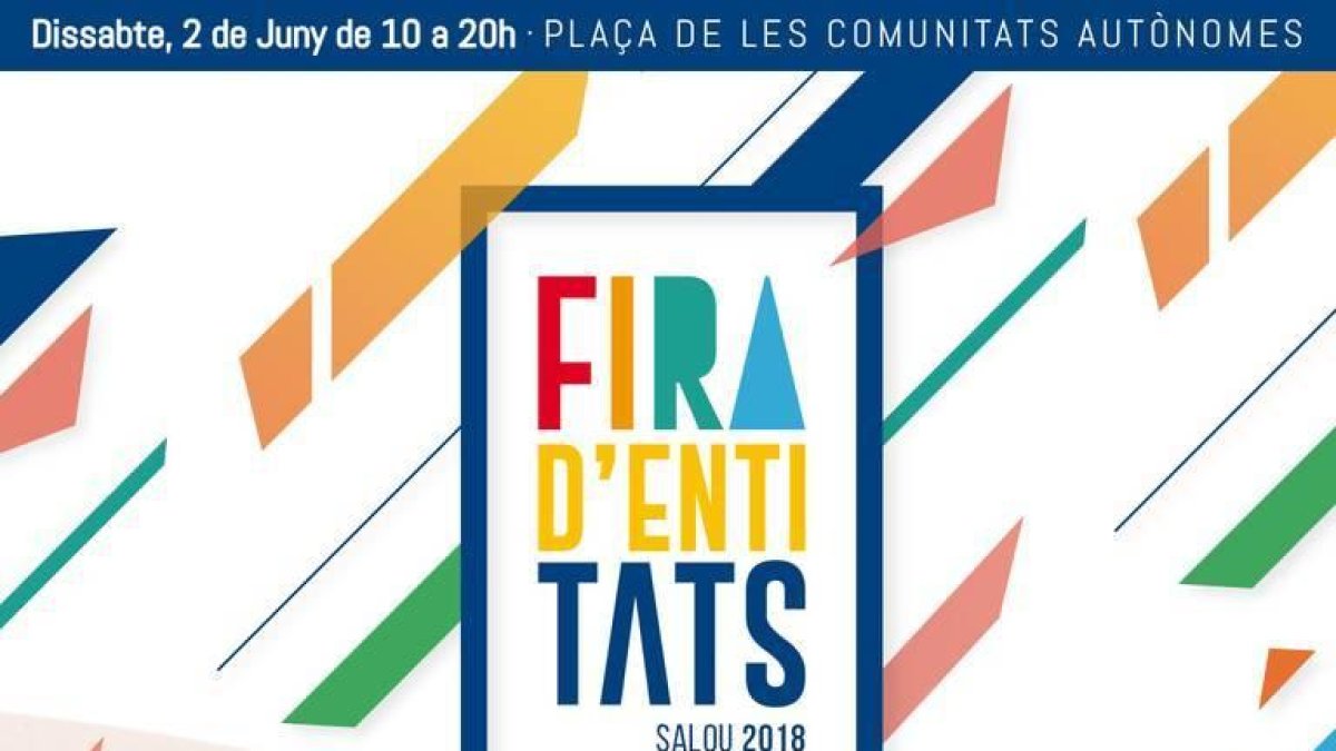 Imagen del cartel de la octava edición de la Fira d'Entitats.