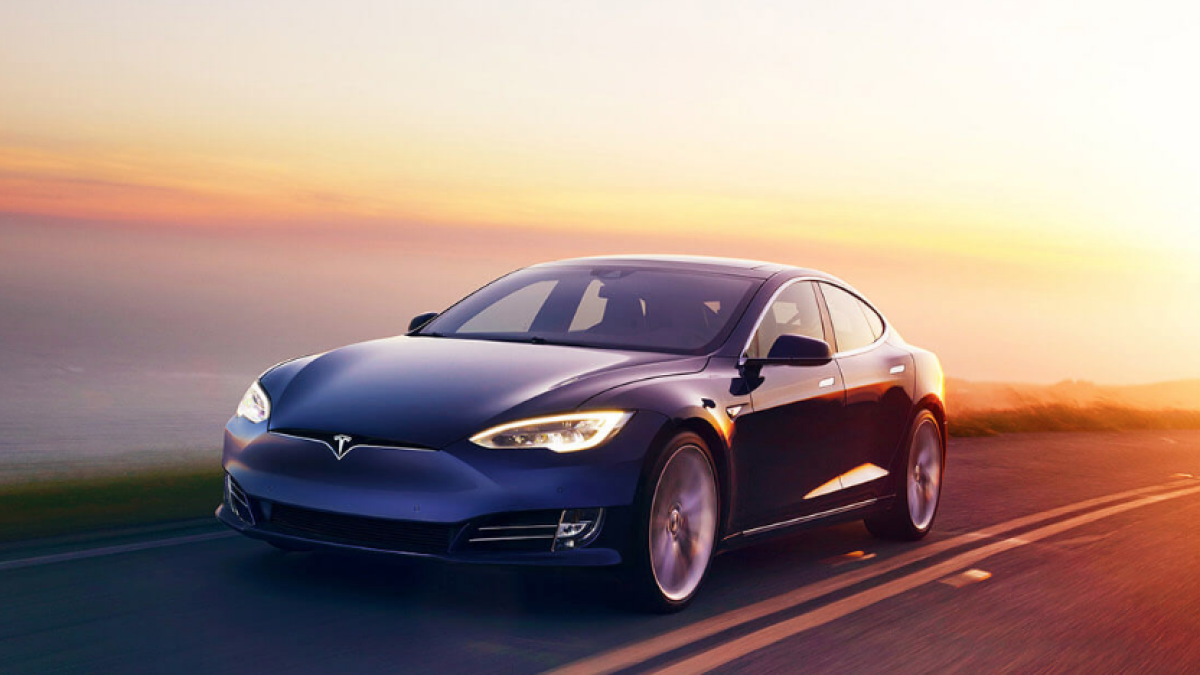 Imatge d'arxiu d'un Tesla Model S.