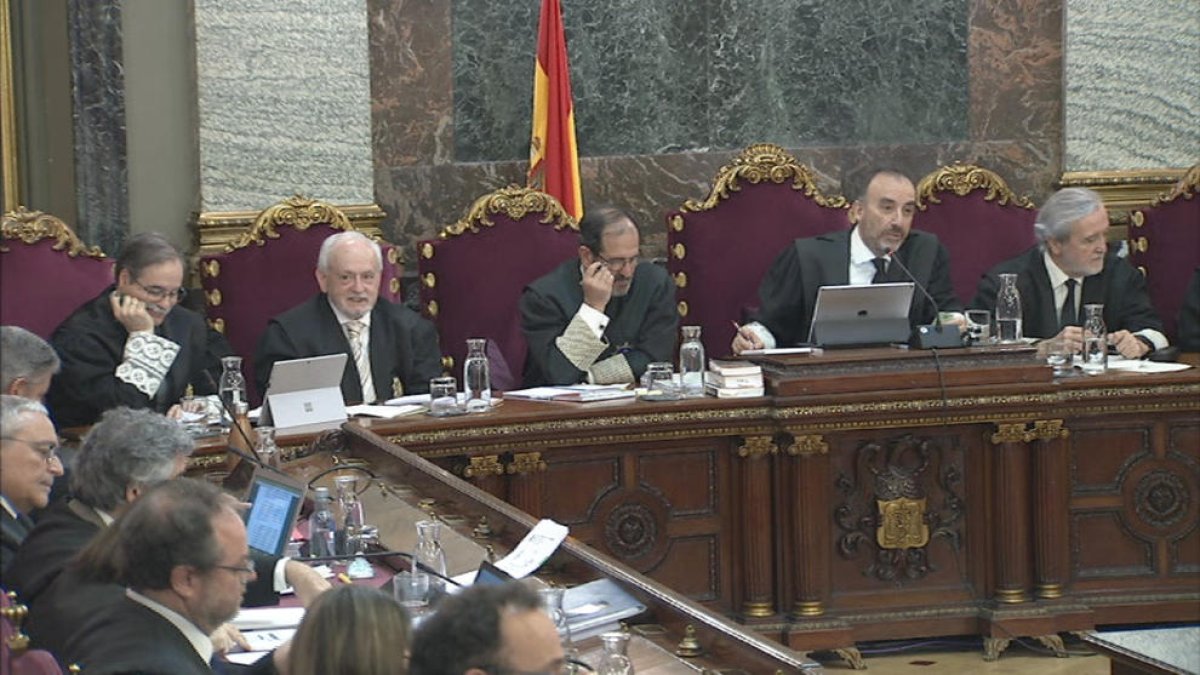 Pla general del tribunal del judici de l'1-O, el 21 de març del 2019.