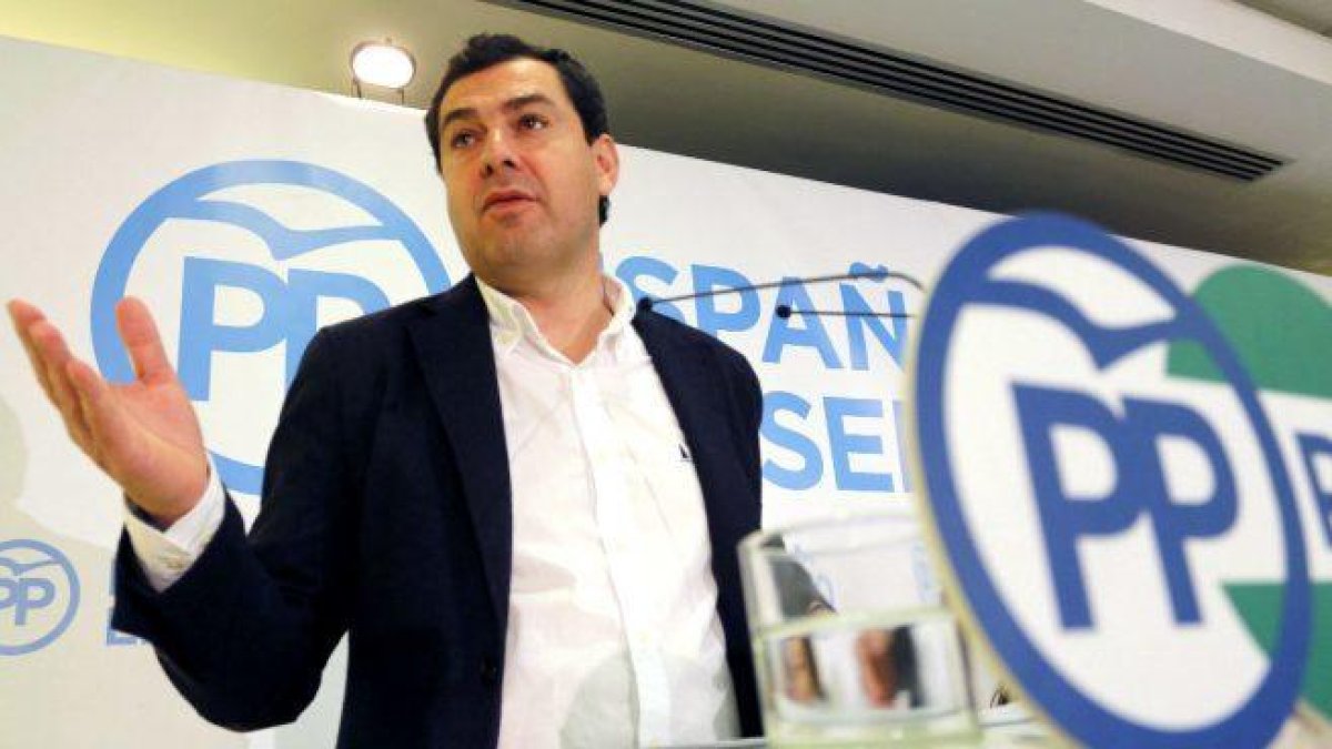 El líder del PP andalús, Juanma Moreno.