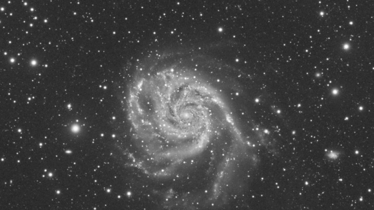 Fotografia de la Galaxia M101.